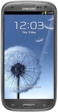 Смартфон Samsung Galaxy S3 GT-I9300 16Gb Titanium grey - Шелехов